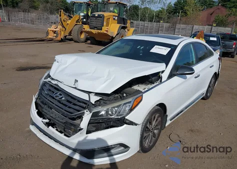 2017 Hyundai Sonata Sport из США, поврежденный, VIN 5NPE34AF0HH468705